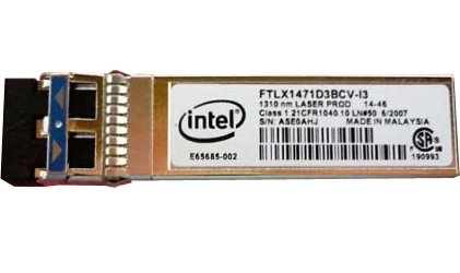 Intel FTLX1471D3BCV-I3 Dual Rate 10GBase-LR 1310nm SFP+ Optical