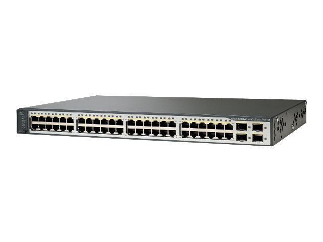Cisco Catalyst WS-C3750V2-48PS-S L3スイッチ Cisco Catalyst WS-C3750V2-48PS-E Managed Switch 48 PoE Ports Ref