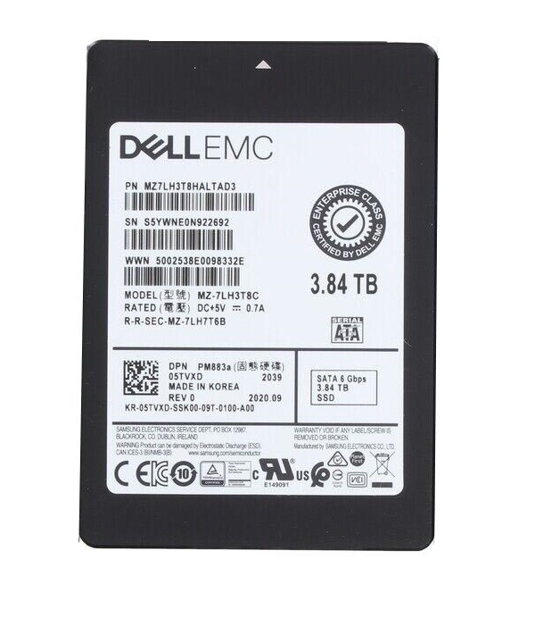 Samsung PM883a MZ7LH3T8HALTAD3 Read Intensive SSD 3.84 TB SATA 6Gb