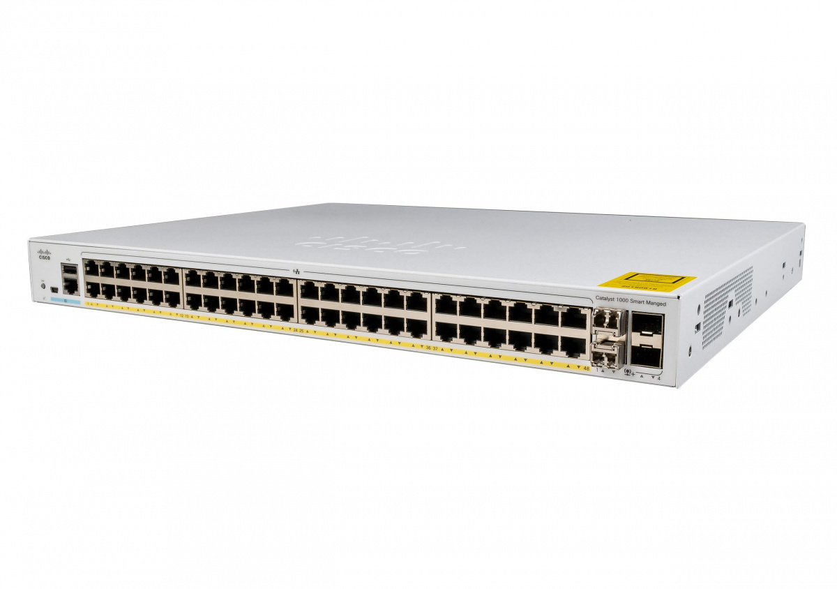 Cisco C1000FE-48P-4G-L Catalyst 1000 48-Ports PoE+ Fe Switch f/s