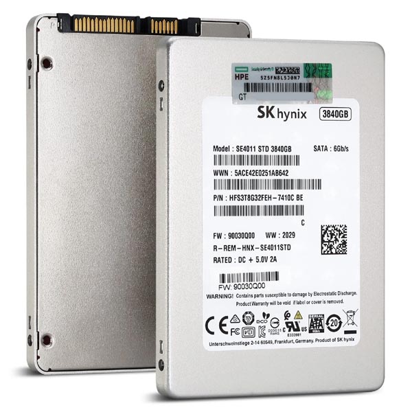 SK Hynix HFS3T8G32FEH-7410C HPE OEM SE4011 3.84TB SATA-6Gbps