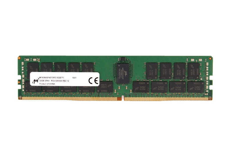 Micron製サーバー用メモリ 64GB　DDR4 LRDIMM 32GB2枚組 Micron MTA36ASF8G72LZ-3G2F1 64GB DDR4 3200MHz ECC Reg LRDIMM