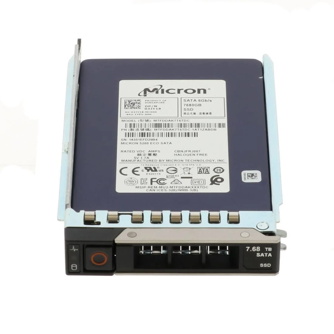 Dell 3JY18 7.68Tb Sata 6Gbps 2.5