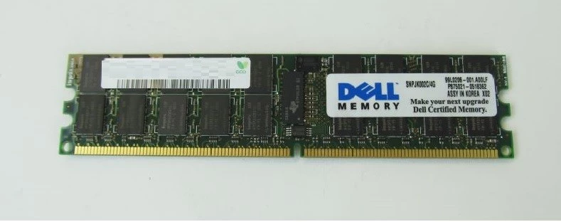 Dell JK002 4GB PC2-5300R DDR2-667MHz 2Rx4 ECC Memory Refurbished