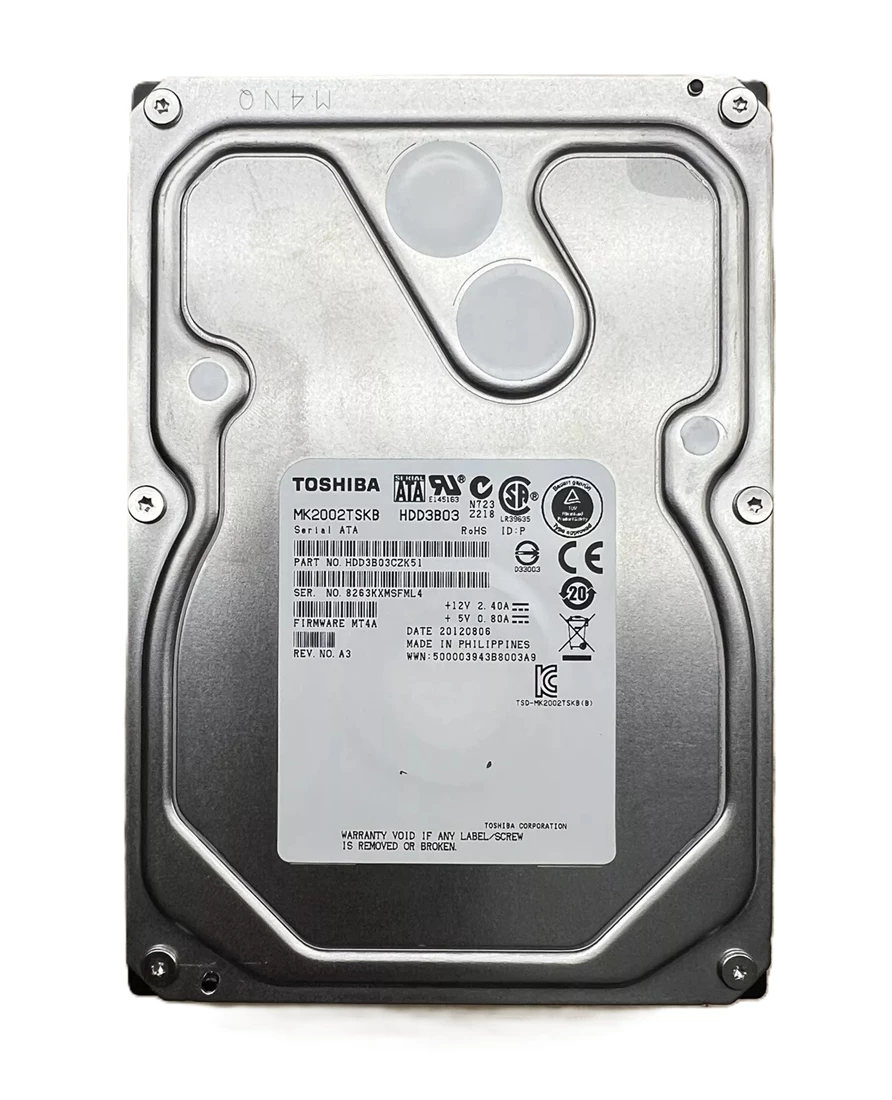 Toshiba MK2002TSKB 2TB 7.2k 64MB Cache SATA 3.0Gb/s 3.5inch HDD