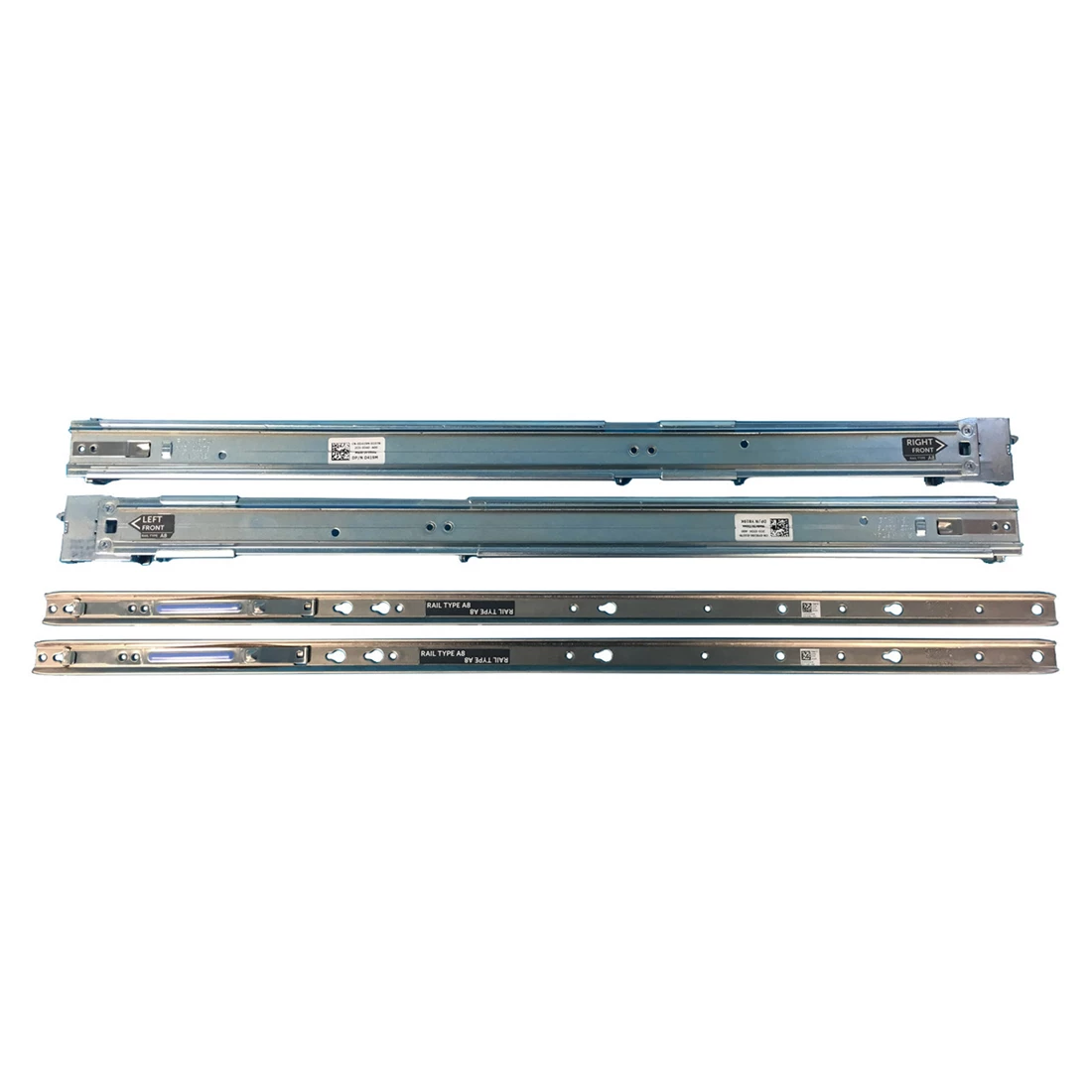 53d7m dell poweredge r620 r640 r440 r6415 r320 1u... Dell 53D7M 1U 2/4-Post Rack Rail Kit for PowerEdge R620