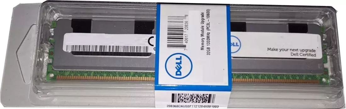 32GB (8GB×4枚) 1333MHz PC3L-10600R DDR3 DIMM ECC 240ピン Registerd