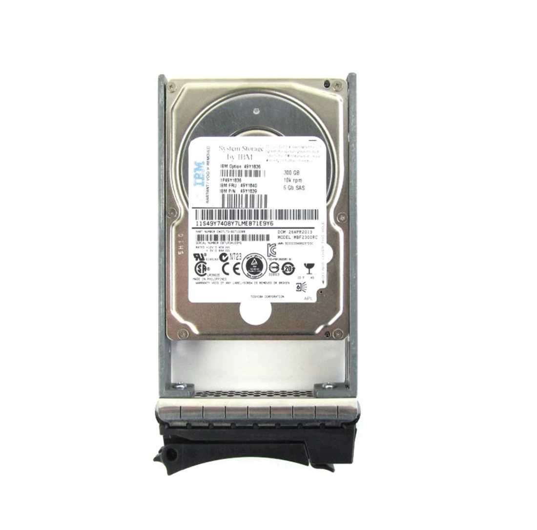 IBM 49Y1840 Hard drive 300 GB SAS 6Gb/s Refurbished