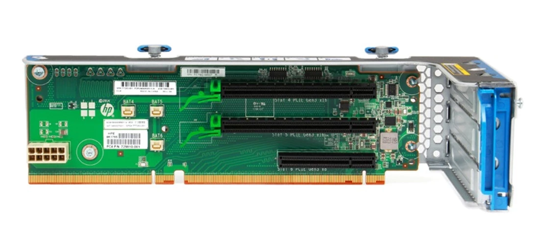 HPE 719073-B21 DL380 Gen9 Secondary 3 Slot GPU Ready Riser Refurbished