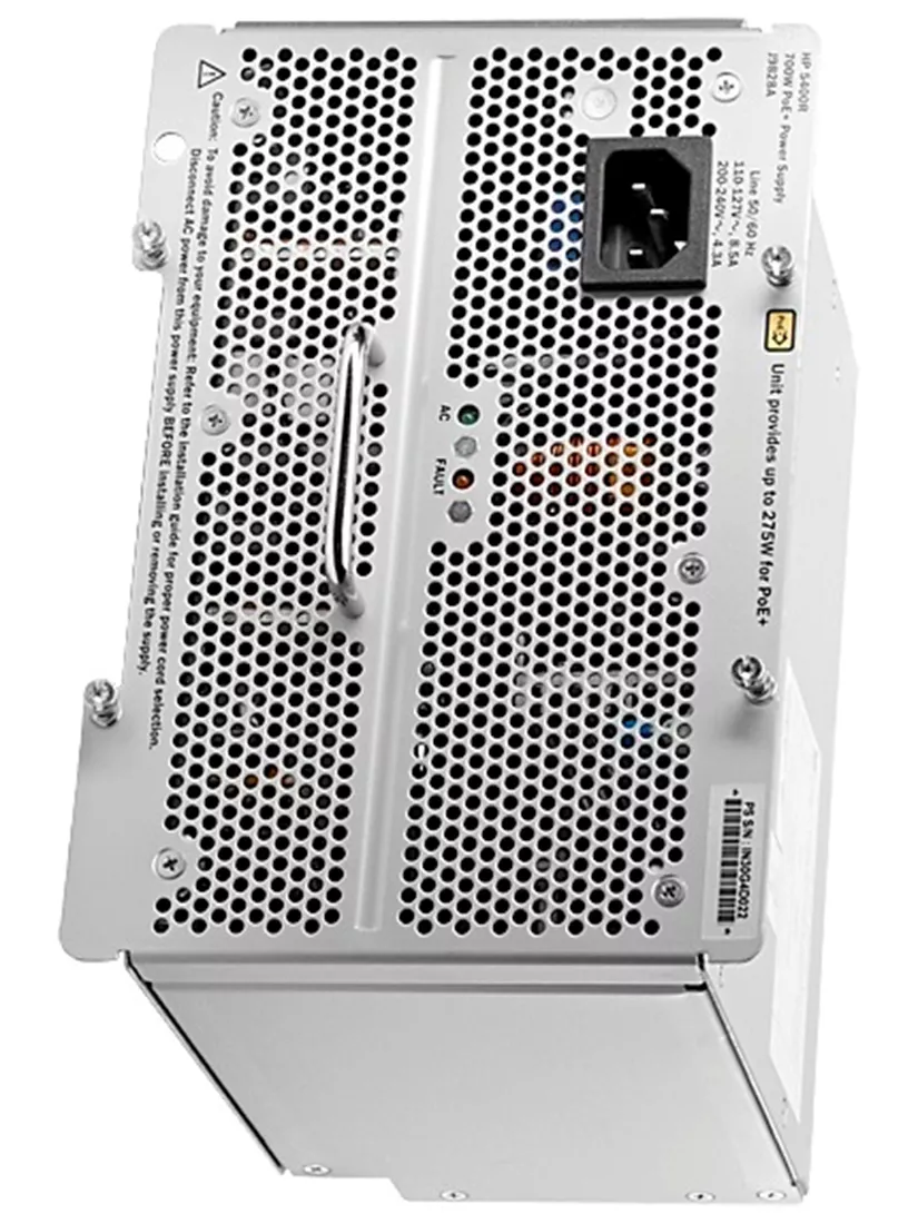 HPE J9828A#ABA 5400R 700 Watt POE+ZL2 Power Supply