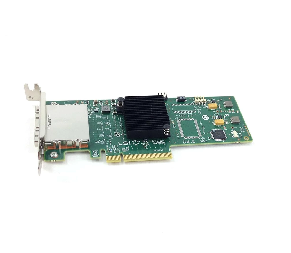 LSI Logic SAS9200-8E PCI Express 6gb SC08e 8-port SAS Low profile HBA 