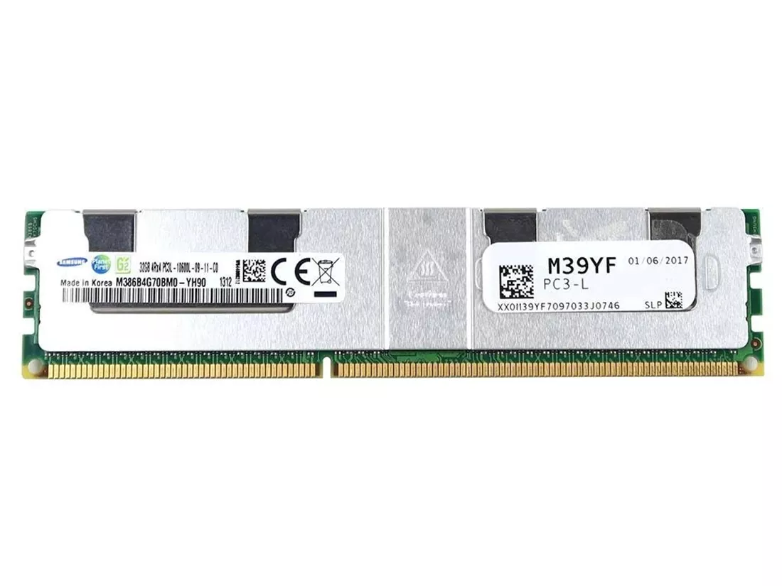 Samsung M386B4G70DM0-CMA4 32GB PC3-14900 Ddr3-1866Mhz 4RX4 ECC Memory Samsung M386B4G70DM0-CMA4 32GB PC3-14900 Ddr3-1866Mhz 4RX4 ECC Memory