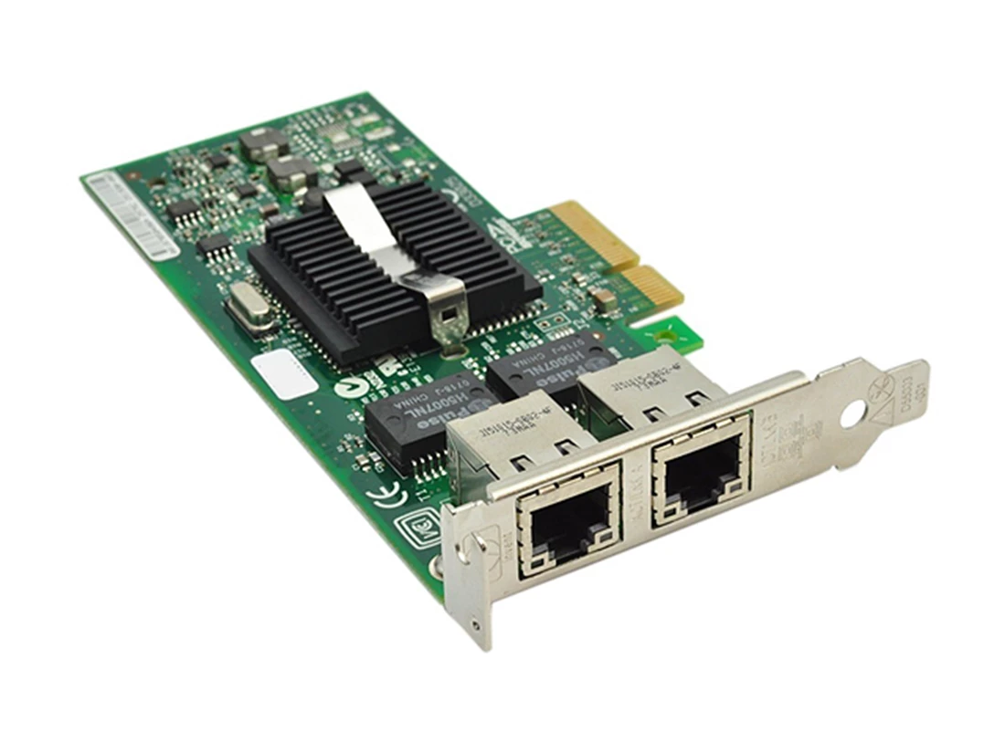 Dell 540-BBGW Broadcom 5720 2-port Pci-e 2.0x1 1gbps Rj45 Low Profile Crad With Low Profile Bracket.