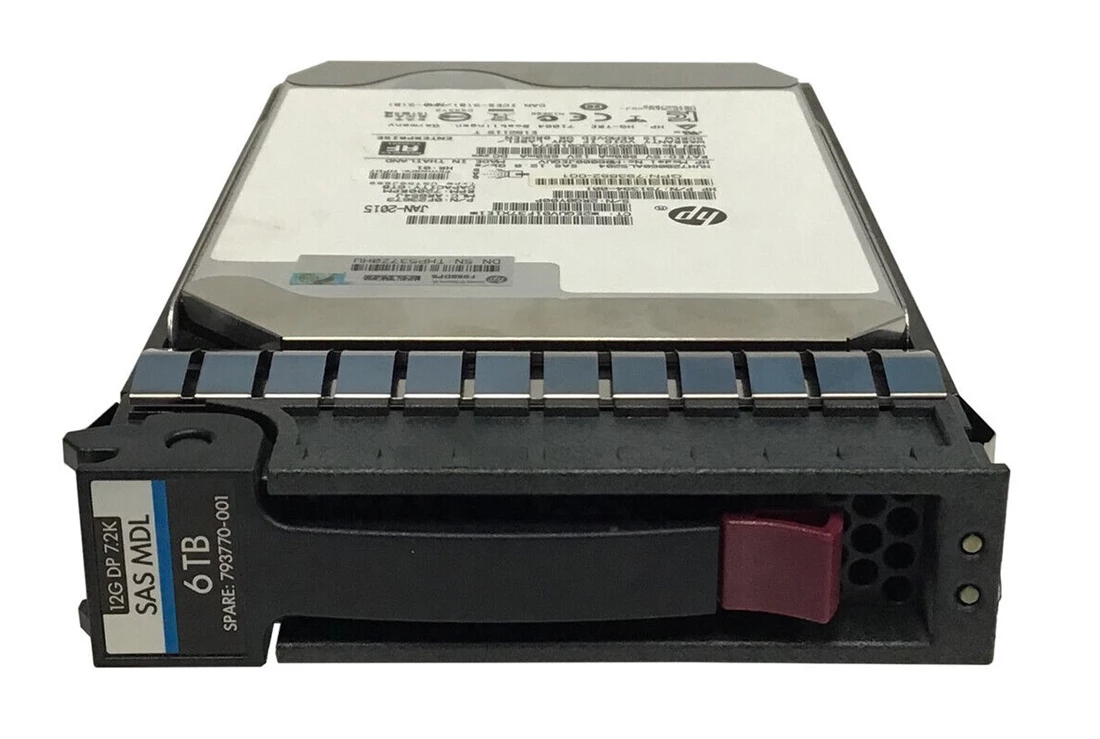 HPE MB6000JEQUV Helium Filled 512e 6TB 12G SAS 7.2K Lff Sc Hdd