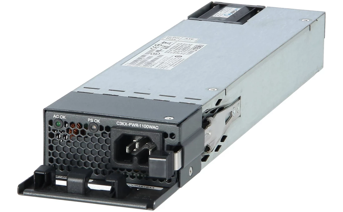 Cisco C3KX-PWR-1100WAC CAT 3560X,3750X 1100 Watt AC Power Supply