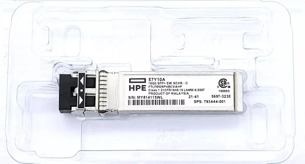 HPE E7Y10A 16Gbps SFP+ 光トランシーバ 3点セット HPE E7Y10A 16Gb