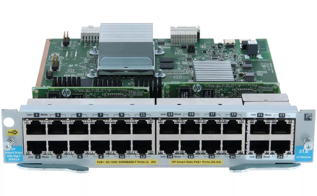 HPE J9991-61001 20P PoE+/4P 1/2.5/5/Xgt V3 Zl2 Module