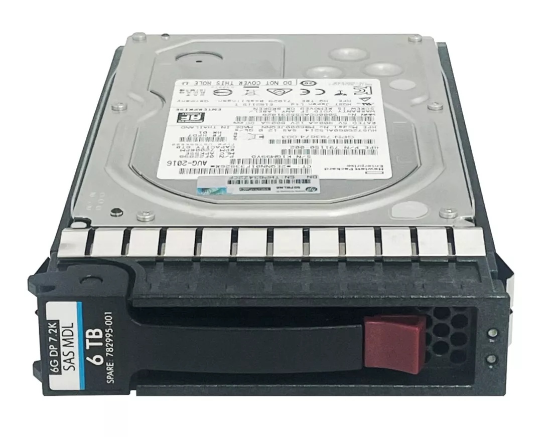 HP 782995-001 Midline 6TB 7.2k 6G SAS Lff Hdd Ref