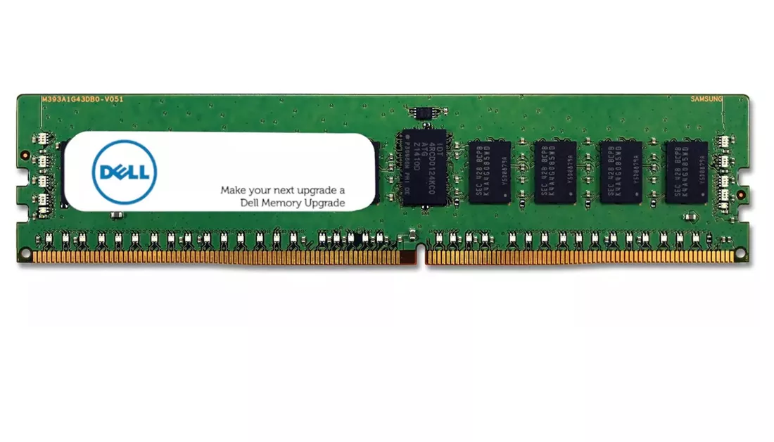 Dell HNDJ7 16GB 2Rx8 PC4-19200 2400MHz ECC RDIMM Memory Module