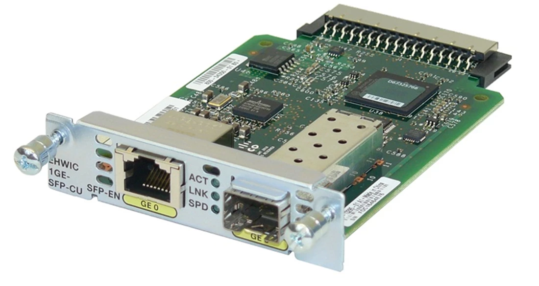 Cisco EHWIC-1GE-SFP-CU Expansion Module - EHWIC Ref