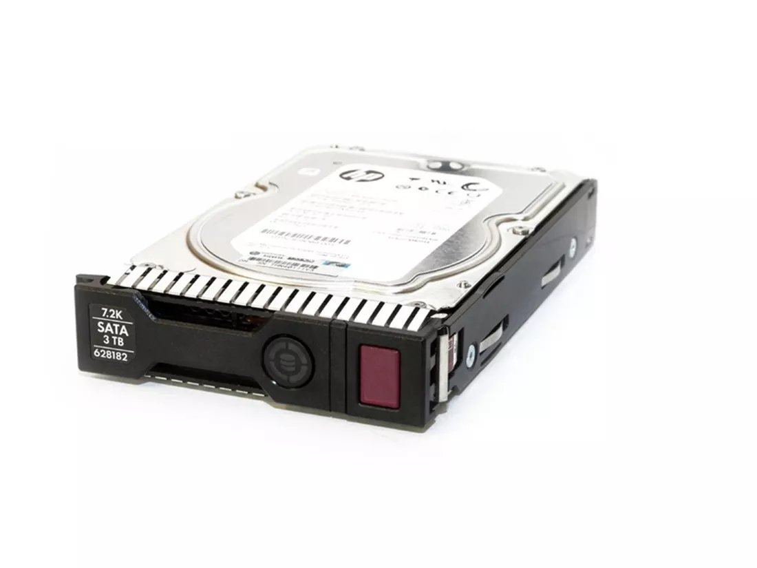 HPE 628182-001 Midline Hard Drive 3 TB SATA 6Gb/s Refurbished