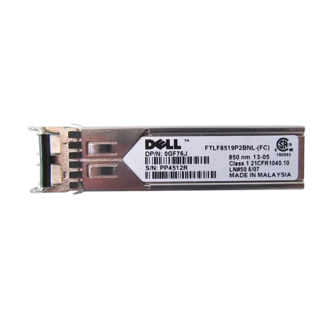 Dell FTLF8519P3BNL-FC Networking Transceiver SFP 1000SX 850nm Wavelength 550m Reach