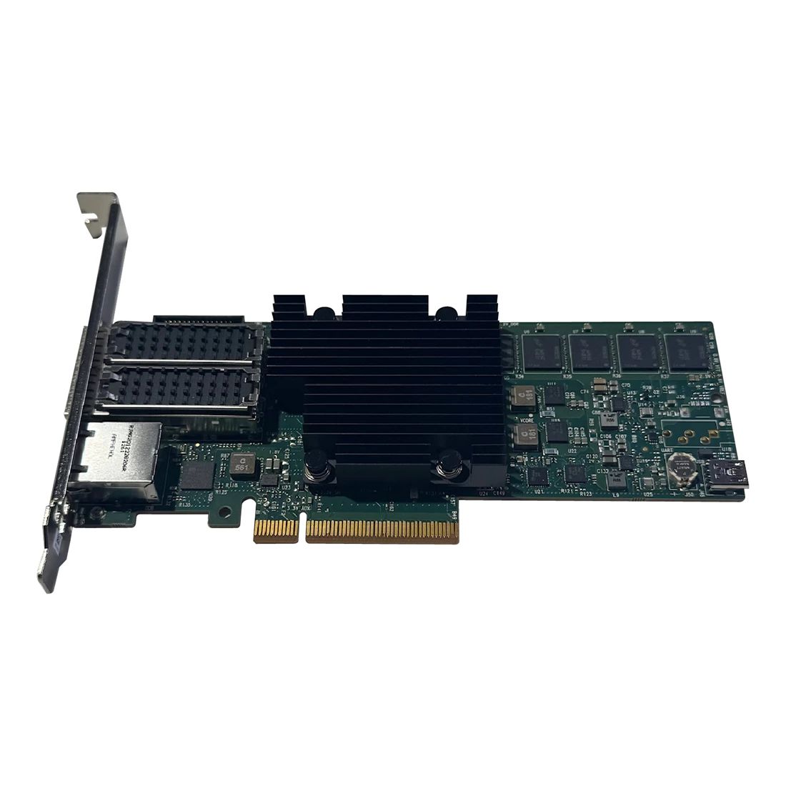 Mellanox MBF2H332A-AECOT BlueField-2 P-Series DPU 25GbE Dual-Port SFP56 PCIe Gen4 x8 Crypto and Secure Boot Enabled 16GB on-board DDR 1GbE OOB management HHHL