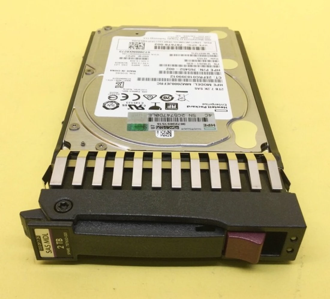HP J9F51A MSA Midline 2TB 7.2k 12G Sff 512e Hdd Refurbished