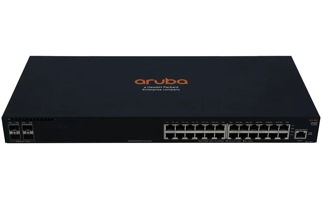 HPE JL253-61002 Aruba 2930F 24G 4SFP+ Switch
