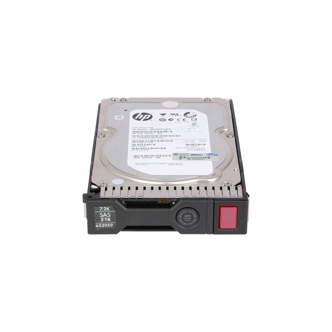 HPE MB3000FBUCN Hard Drive 3 TB SAS 6Gb/s Refurbished