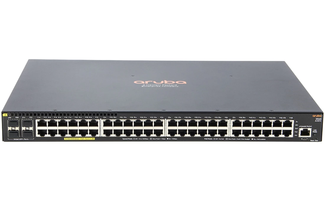 HPE JL357-61001 Aruba 2540 48G PoE+ 4SFP+ - switch - 48 ports