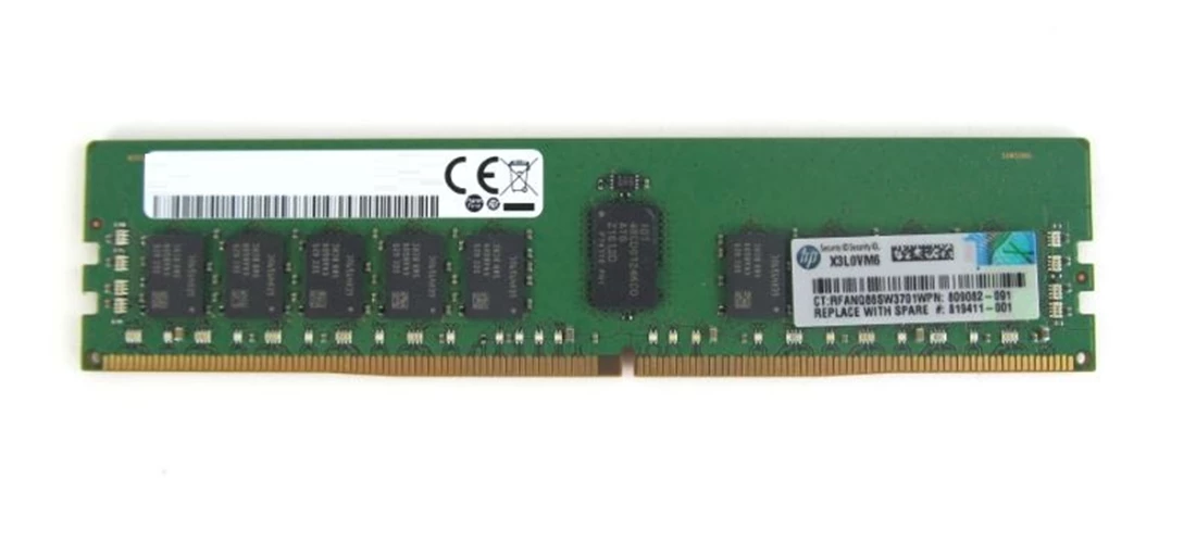 HPE 819411-001 16GB 2400MHz PC4-19200R 1Rx4 ECC DDR4 SDRAM
