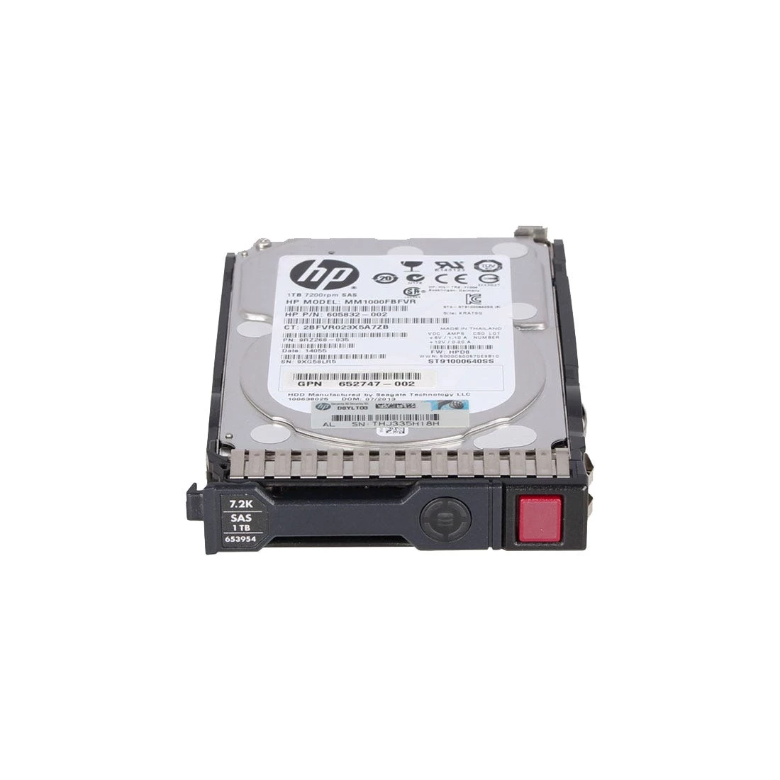 HPE 652749-B21 Midline Hard drive 1 TB SAS 6Gb/s Refurbished