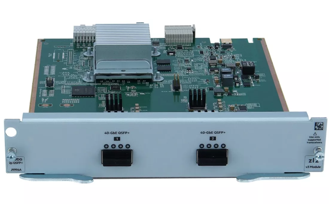 HPE J9996A Aruba 2-Port 40GbE Qsfp+ V3 Zl2 Module f/s