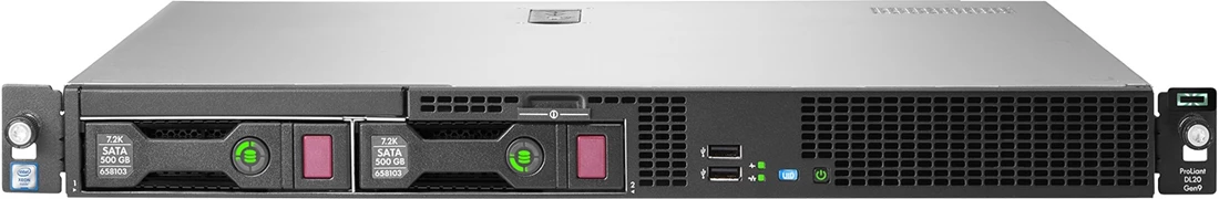 HPE 871429-B21 DL20 Gen9 E3-1220v6 8GB-U B140i 2LFF 290W PS Base Server