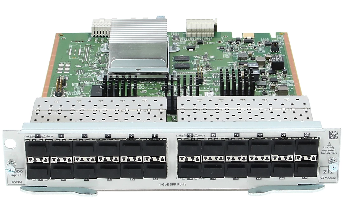 HPE J9988A Aruba 5400R 24-port 1GbE SFP MACsec v3 zl2 Module REF