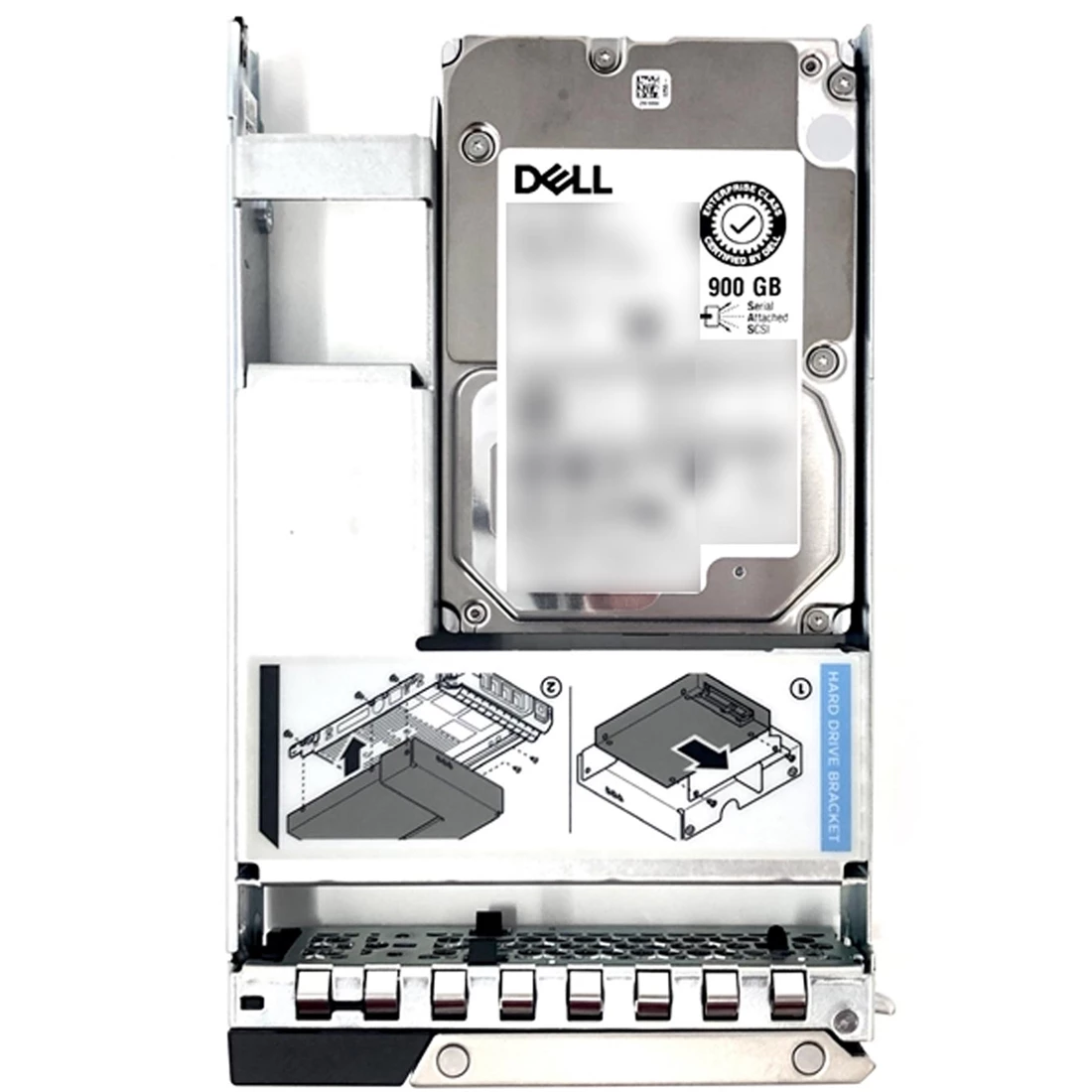 Dell 400-ATIR Hybrid 900GB 15K SAS 12Gbps 512n 2.5(3.5)" Hot-Plug HDD with Tray