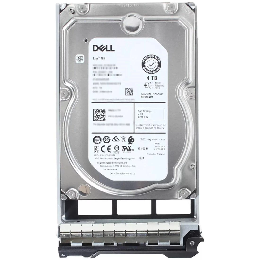 Dell 400-ASNK 4TB 7.2k NL SAS 12Gbps 512n 256MB 3.5inch Hot Plug Hdd