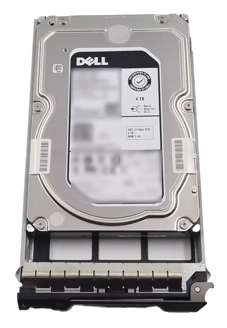 Dell 400-ANUX Self-Encrypting 4TB 7.2K 3.5" NL SAS 12Gbps Hot-Plug HDD