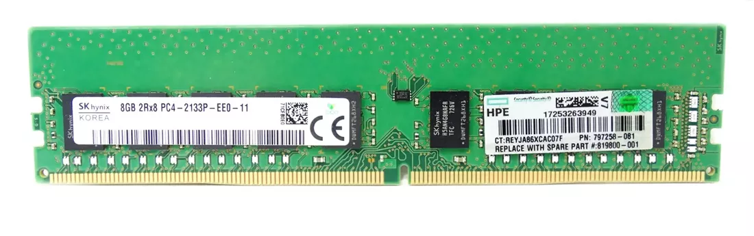 HPE 805669-B21 16GB DDR4-2133MHz PC4-17000 2Rx8 ECC UDIMM Memory HPE 805669-B21 16GB DDR4-2133MHz PC4-17000 2Rx8 ECC UDIMM Memory