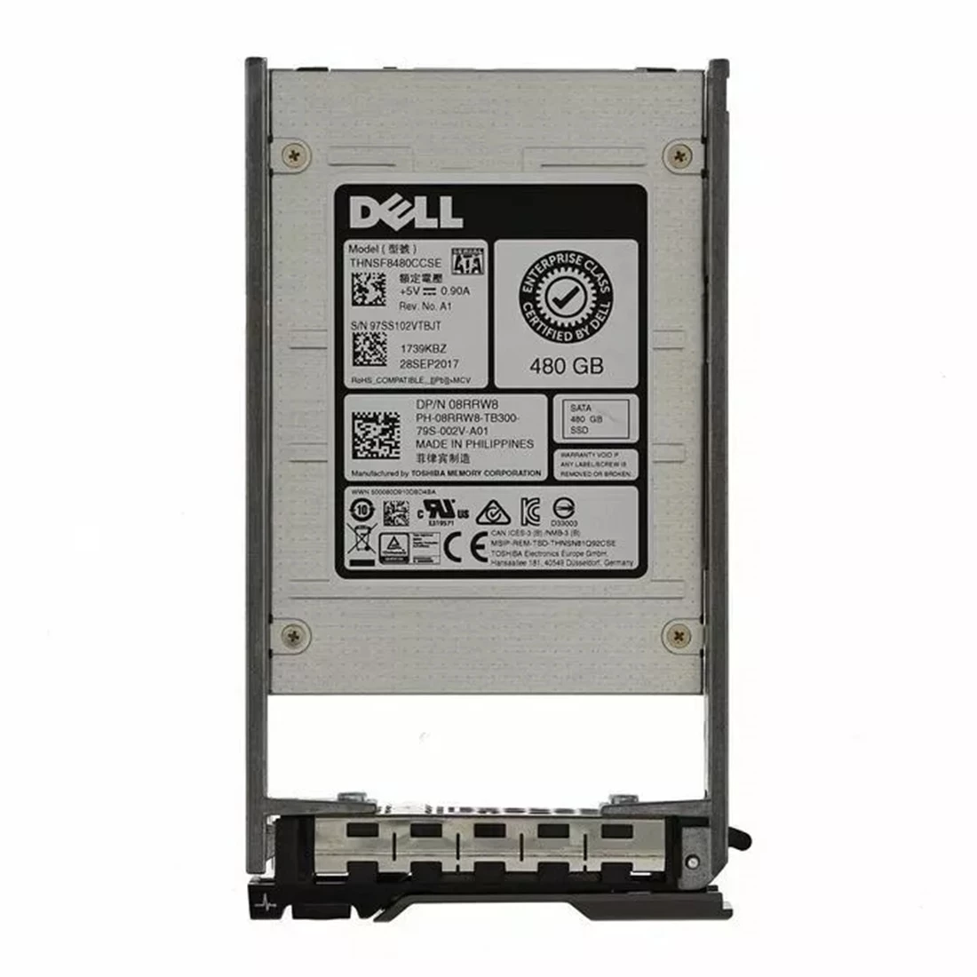 DELL 8RRW8 480Gb Sata Read Intensive 6Gbps 2.5 DELL 8RRW8 480Gb Sata Read Intensive 6Gbps 2.5