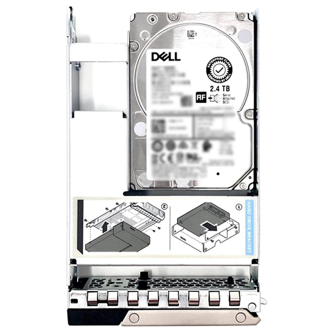 Dell X96WH Hybrid 2.4TB SED 10K SAS 12Gbps 512e 256MB 2.5(3.5)" Hdd with Tray