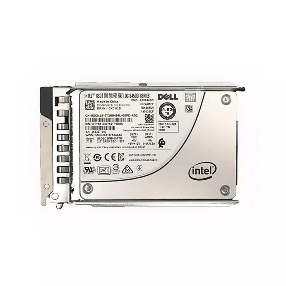 Dell XCN15 1.92TB SATA 6Gbps Read Intensive 1DWPD 2.5-Inch Hot Dell XCN15 1.92TB SATA 6Gbps Read Intensive 1DWPD 2.5-Inch Hot
