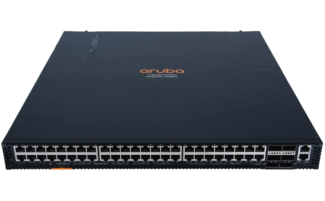 HPE JL581-61001 Aruba 8320 48p 1G/10Gbase-T and 6p 40G Qsfp+ with