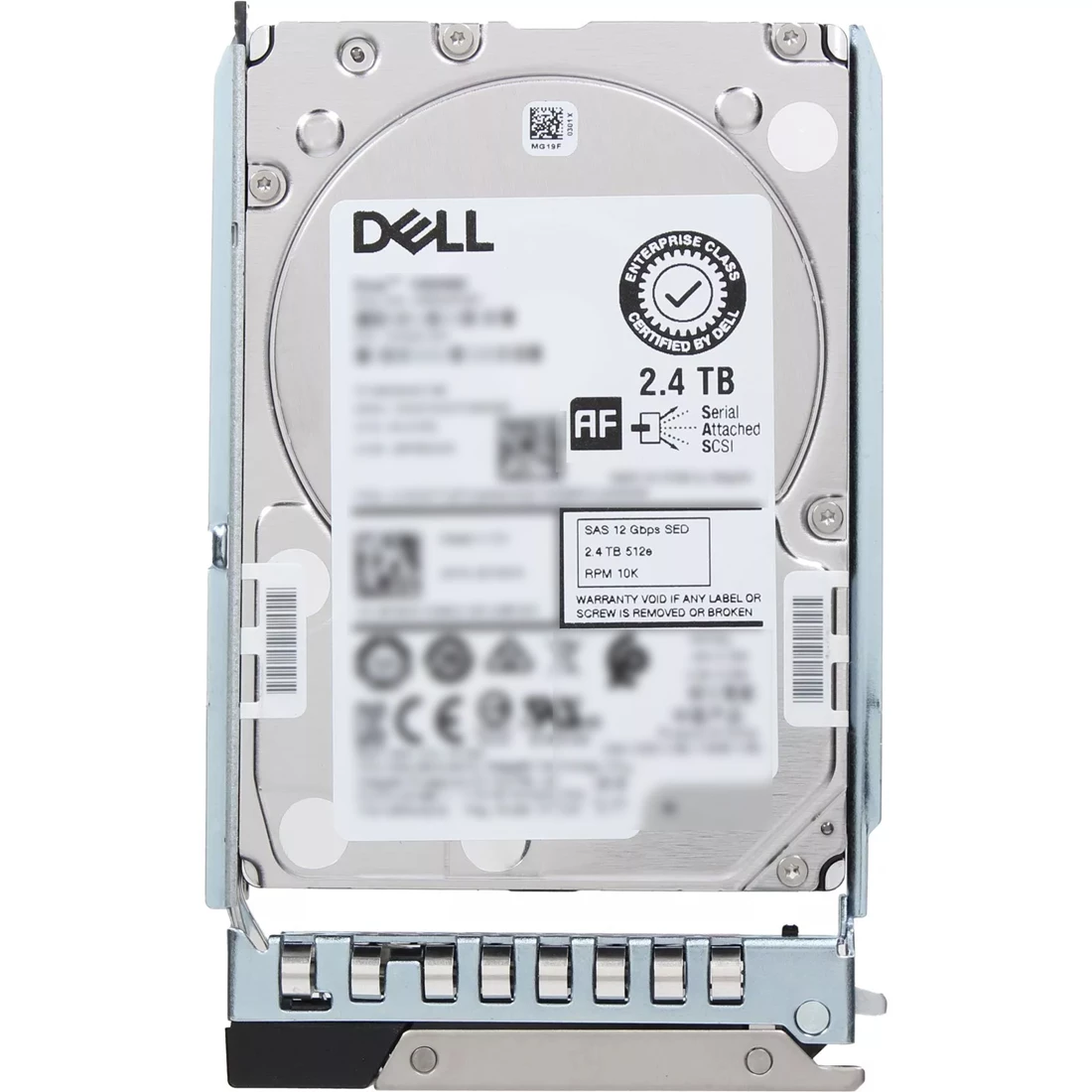 Dell 400-AXHX 2.4TB SED 10K SAS 12Gbps 512e 256MB 2.5" 14G Hot-Plug HDD with Tray