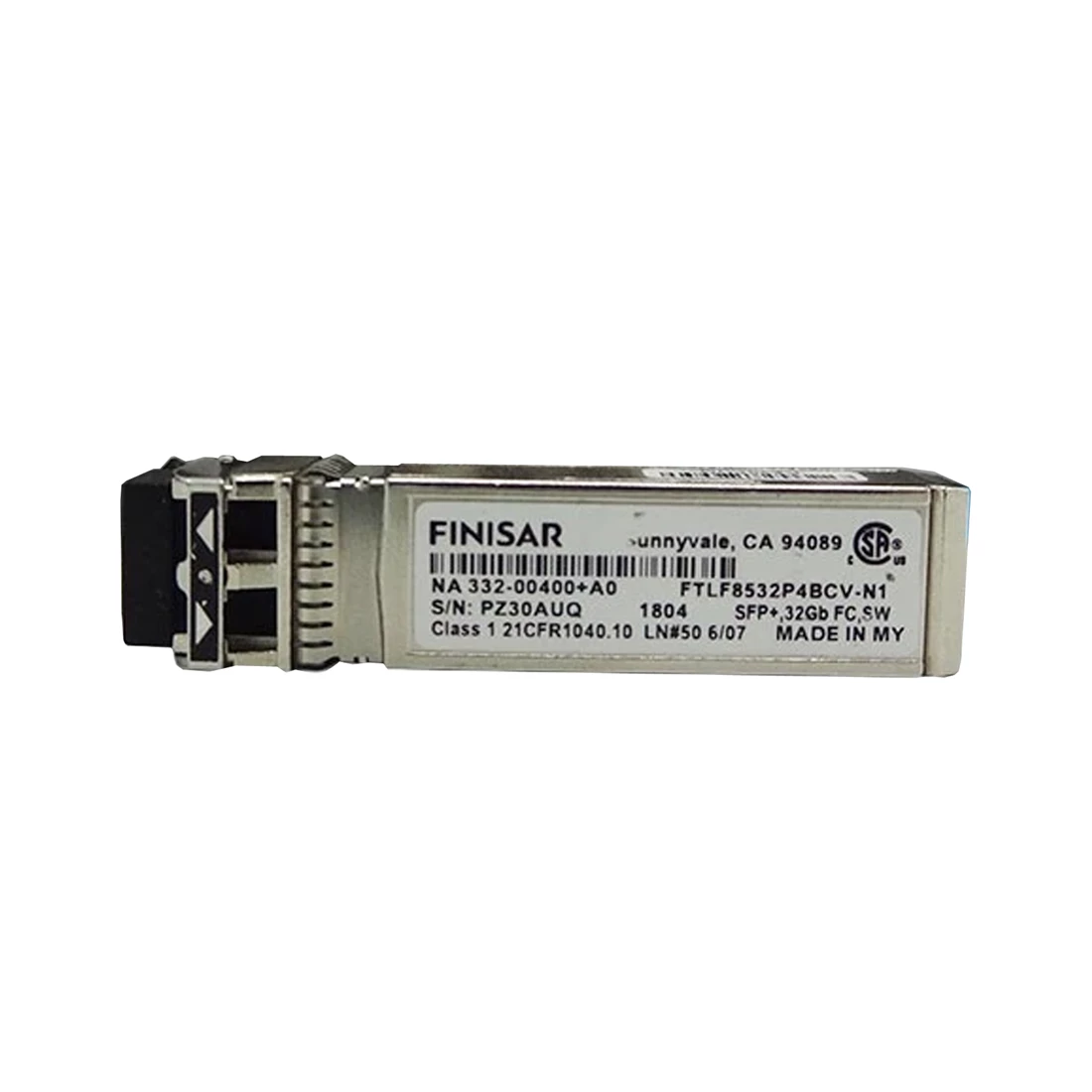 NetApp X6603A 32G Fibre Channel (32GFC) Short-Wavelength SFP+ Optical Transceiver
