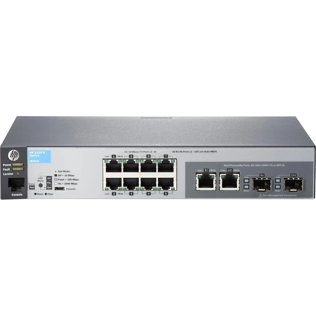 HPE J9783A#ABA 2530-8 Ethernet 8 Port Managed Switch