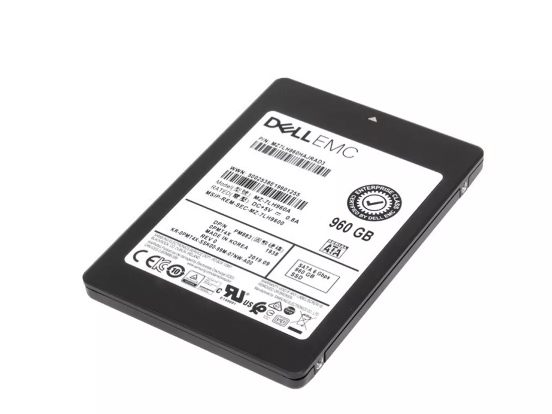Samsung PM883 MZ7LH960HAJR0D3 Mixed Use SSD 960 GB SATA 6Gb/s DELL OEM Refurbished