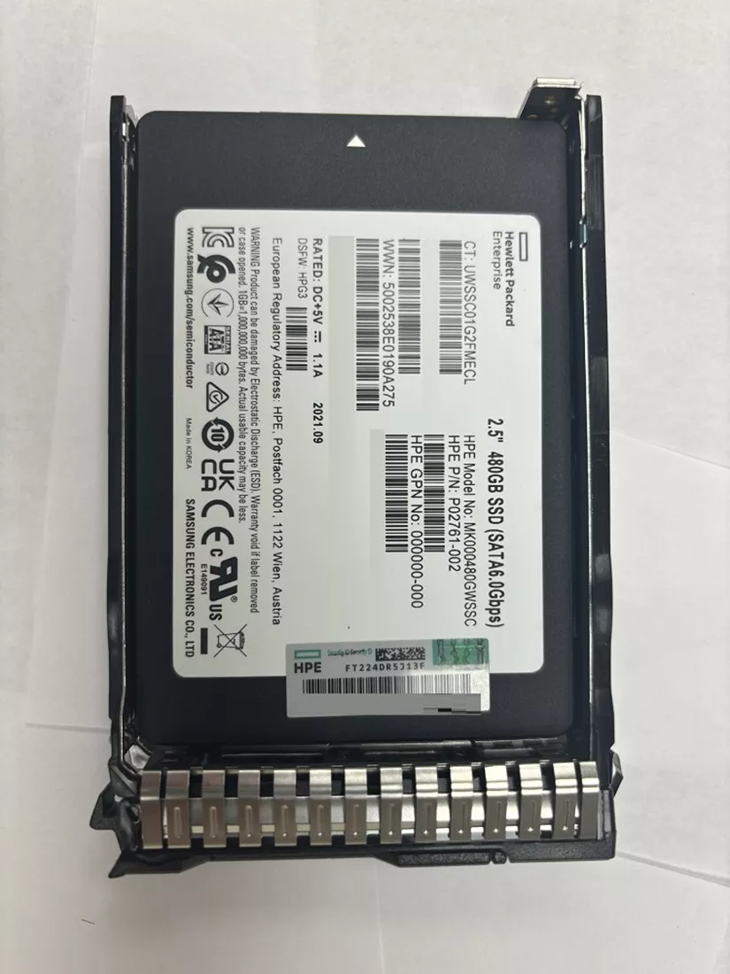 HPE MK000480GWSSC 480gb SATA 6G Mixed Use sff sc 2.5inch SSD HPE MK000480GWSSC 480gb SATA 6G Mixed Use sff sc 2.5inch SSD