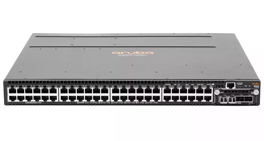 HPE JL072A Aruba 3810M 48G 1-slot Switch